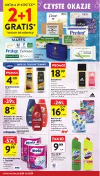 Gazetka promocyjna Intermarche - Gazetka Intermarche - Gazetka - ważna od 12.08 do 12.08.2026 - strona 38 - produkty: Domestos, Pur, Gra, Papier, Bell, Bref, Dezodorant, Adidas, Ręcznik, Kulki do wc, Schauma, Mola, Szampon, Płyn do wc, Goal