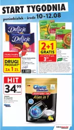 Gazetka promocyjna Intermarche - Gazetka Intermarche - Gazetka - ważna od 12.08 do 12.08.2026 - strona 43 - produkty: Piec, Kurczak, Kalafior, Warzywa, Sos, Ser, Gra, Tablet, Spaghetti, Kotlet, Delicje, Zmywarki, Tabletki do zmywarki, Klopsiki, Knorr