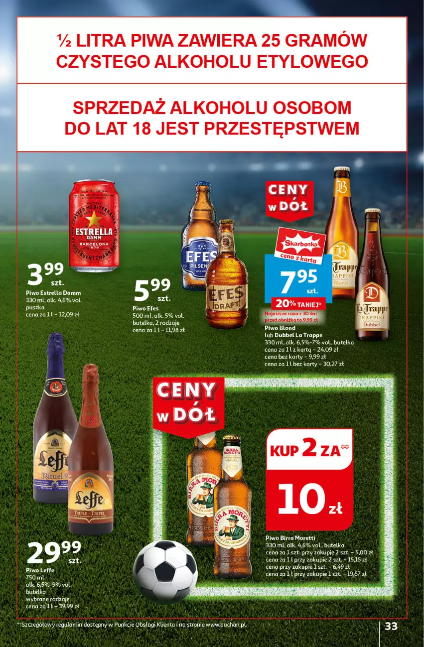 Gazetka promocyjna Auchan - Gazetka CENY W DÓŁ Hipermarket Auchan - ważna 20.06 do 26.06.2024 - strona 37 - produkty: Gra, Piwa, Piwo