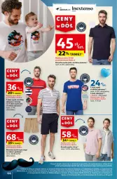 Gazetka promocyjna Auchan - Gazetka CENY W DÓŁ Hipermarket Auchan - Gazetka - ważna od 26.06 do 26.06.2024 - strona 52 - produkty: Bermudy, Kosz, T-shirt, Koszula, Koszulka