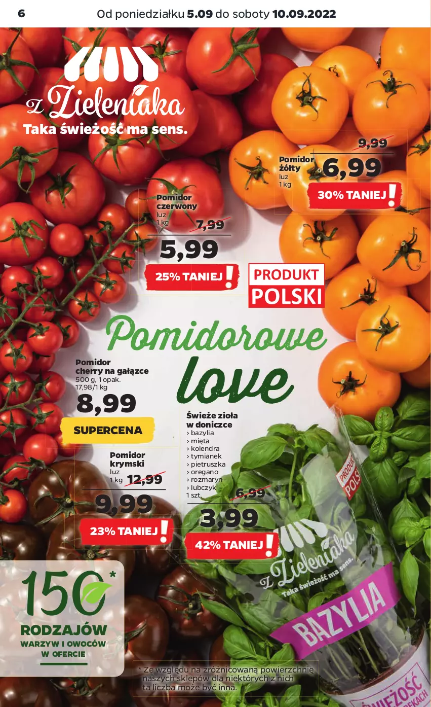 Gazetka promocyjna Netto - Artykuły spożywcze - ważna 05.09 do 10.09.2022 - strona 6 - produkty: Bazyl, Bazylia, Kolendra, Mięta, Pietruszka, Zioła w doniczce