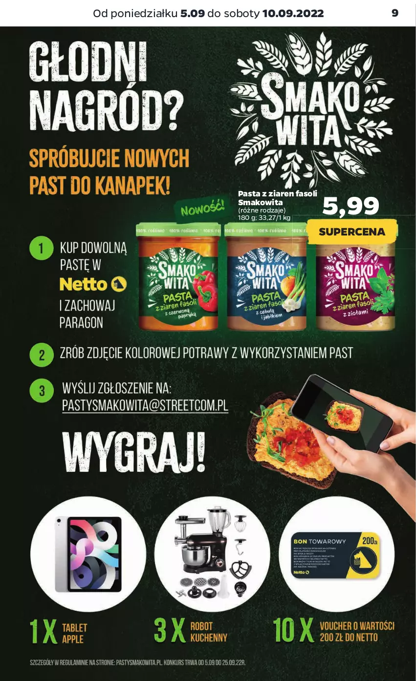 Gazetka promocyjna Netto - Artykuły spożywcze - ważna 05.09 do 10.09.2022 - strona 9 - produkty: Fa, Smakowita