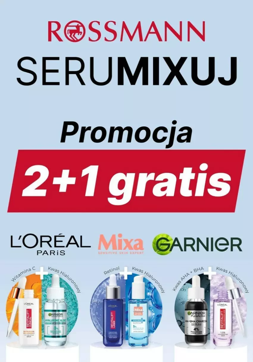 Gazetka promocyjna Rossmann - ważna 18.01 do 31.01.2024 - strona 1 - produkty: Gra, Mixa, Rum, Ser, Serum