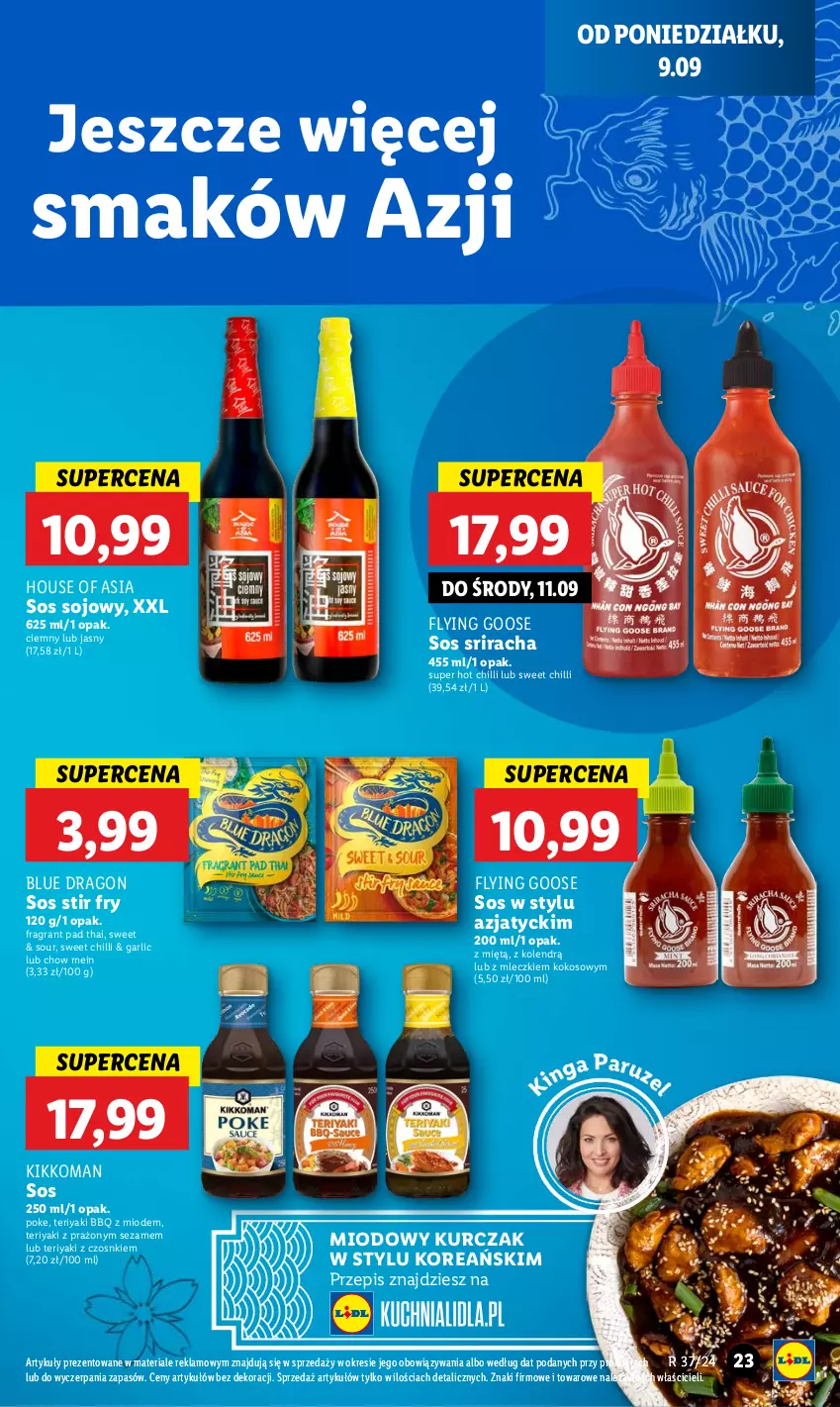 Gazetka promocyjna Lidl - GAZETKA - ważna 09.09 do 11.09.2024 - strona 25 - produkty: Gra, House of Asia, Kokos, Kurczak, Sezam, Sos, Sos sojowy