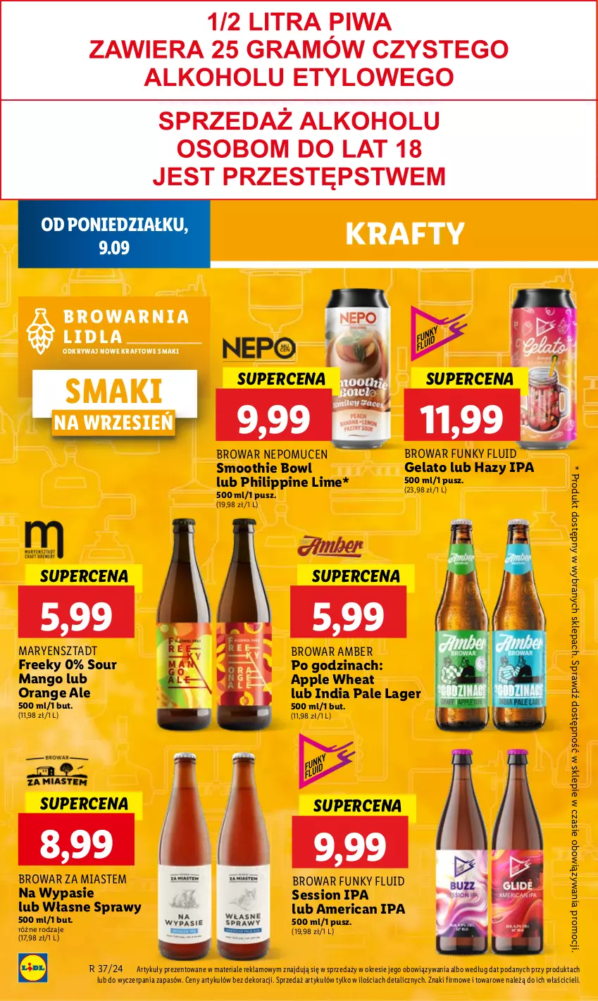 Gazetka promocyjna Lidl - GAZETKA - ważna 09.09 do 11.09.2024 - strona 44 - produkty: Mango, SESSIO, Smoothie