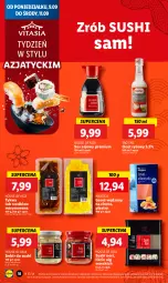 Gazetka promocyjna Lidl - GAZETKA - Gazetka - ważna od 11.09 do 11.09.2024 - strona 20 - produkty: Sos, Ryż, Ocet ryżowy, House of Asia, Sos sojowy, Sushi, Ocet, Imbir, LG