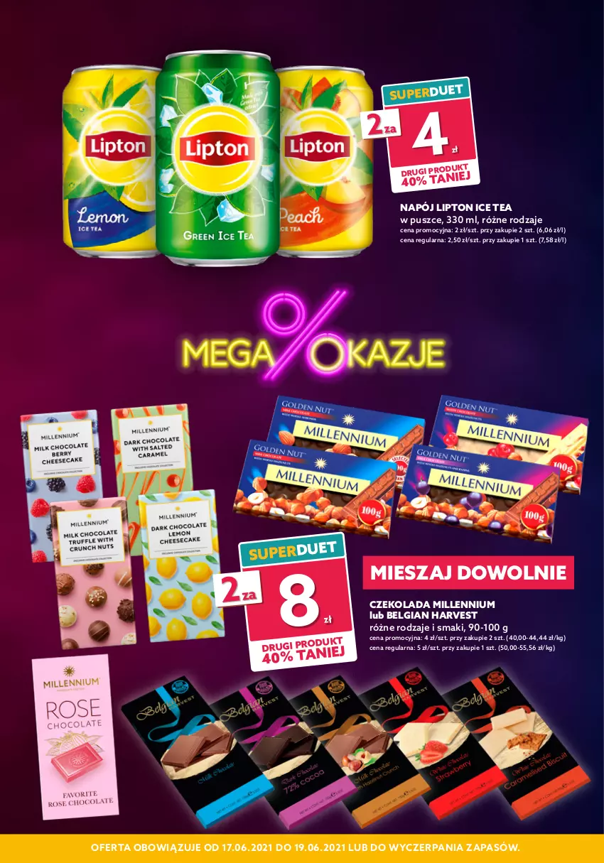 Gazetka promocyjna Dealz - MEGA OKAZJE
czwartek - piątek - sobota - ważna 17.06 do 19.06.2021 - strona 2 - produkty: Aquaphor, Czekolada, Dzbanek, Dzbanek filtrujący, Ice tea, LG, Lipton, Napój, Ozdoba, Wkład filtrujący