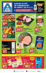 Gazetka promocyjna Aldi - Gazetka - ważna od 04.11 do 04.11.2023 - strona 1 - produkty: Ser, Hofburger, Kawa mielona, Kawa, Burger