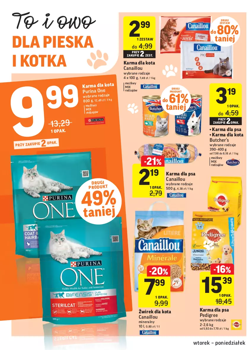 Gazetka promocyjna Intermarche - Swieżo i tanio - ważna 18.05 do 24.05.2021 - strona 32 - produkty: Canaillou, Pedigree, Pur, Purina