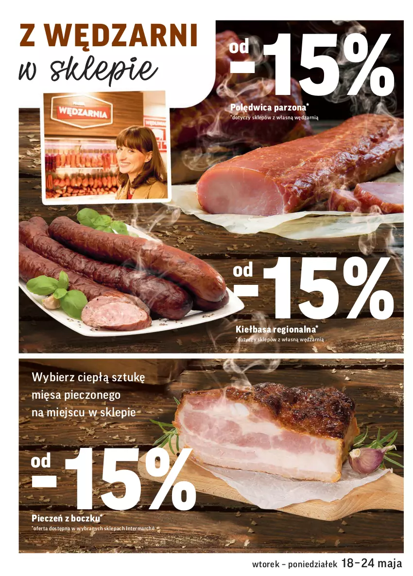 Gazetka promocyjna Intermarche - Swieżo i tanio - ważna 18.05 do 24.05.2021 - strona 8 - produkty: Kiełbasa, Piec, Polędwica