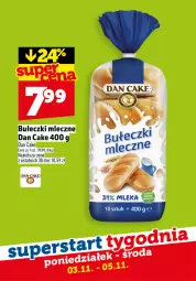 Gazetka promocyjna Topaz - Gazetka - Gazetka - ważna od 05.11 do 05.11.2025 - strona 7 - produkty: Bułeczki, Dan Cake, Bułeczki mleczne