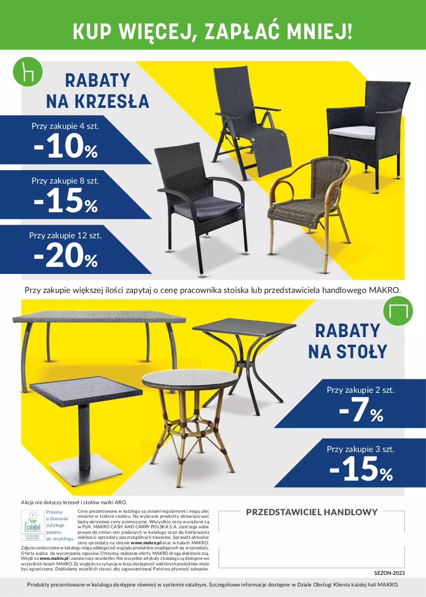 Gazetka promocyjna Makro - Meble i grille. Oferta dla profesjonalistów - ważna 13.03 do 31.08.2023 - strona 32 - produkty: Gra, Papier