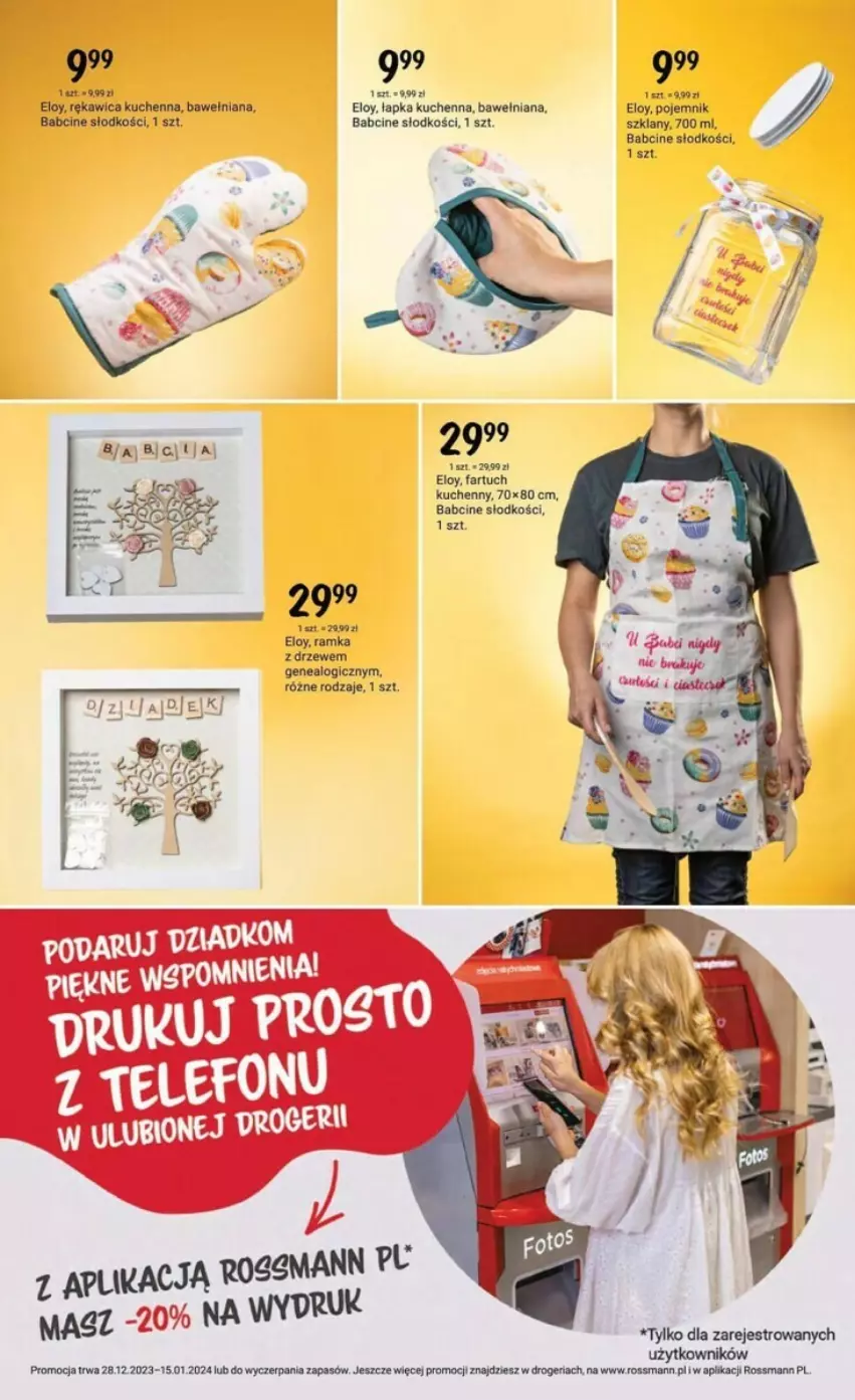 Gazetka promocyjna Rossmann - ważna 28.12.2023 do 15.01.2024 - strona 7 - produkty: Fa, Fartuch kuchenny, Pojemnik, Rękawica kuchenna