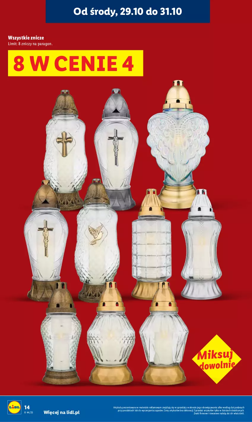 Gazetka promocyjna Lidl - GAZETKA - ważna 27.10 do 29.10.2025 - strona 14 - produkty: Znicz