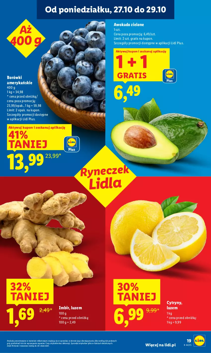 Gazetka promocyjna Lidl - GAZETKA - ważna 27.10 do 29.10.2025 - strona 21 - produkty: Cytryny, Gra, Imbir
