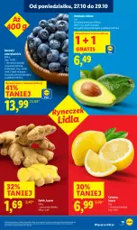 Gazetka promocyjna Lidl - GAZETKA - Gazetka - ważna od 29.10 do 29.10.2025 - strona 21 - produkty: Gra, Cytryny, Imbir