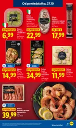 Gazetka promocyjna Lidl - GAZETKA - Gazetka - ważna od 29.10 do 29.10.2025 - strona 37 - produkty: Carpaccio, Pasztet, Krewetki, Kiełbasa