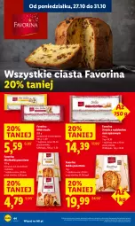 Gazetka promocyjna Lidl - GAZETKA - Gazetka - ważna od 29.10 do 29.10.2025 - strona 48 - produkty: Strucla, Kawa, LANA, Babka, Fa