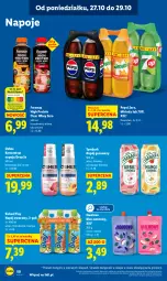 Gazetka promocyjna Lidl - GAZETKA - Gazetka - ważna od 29.10 do 29.10.2025 - strona 54 - produkty: Mus, 7up, Lemoniada, Ice tea, Mirinda, Napoje, Wazon, Pepsi, Napój gazowany, Tymbark, Limonka, Oshee, Kubuś, Arbuz, Mango, Napój
