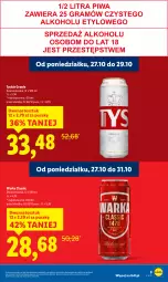 Gazetka promocyjna Lidl - GAZETKA - Gazetka - ważna od 29.10 do 29.10.2025 - strona 9 - produkty: Tyskie, Warka