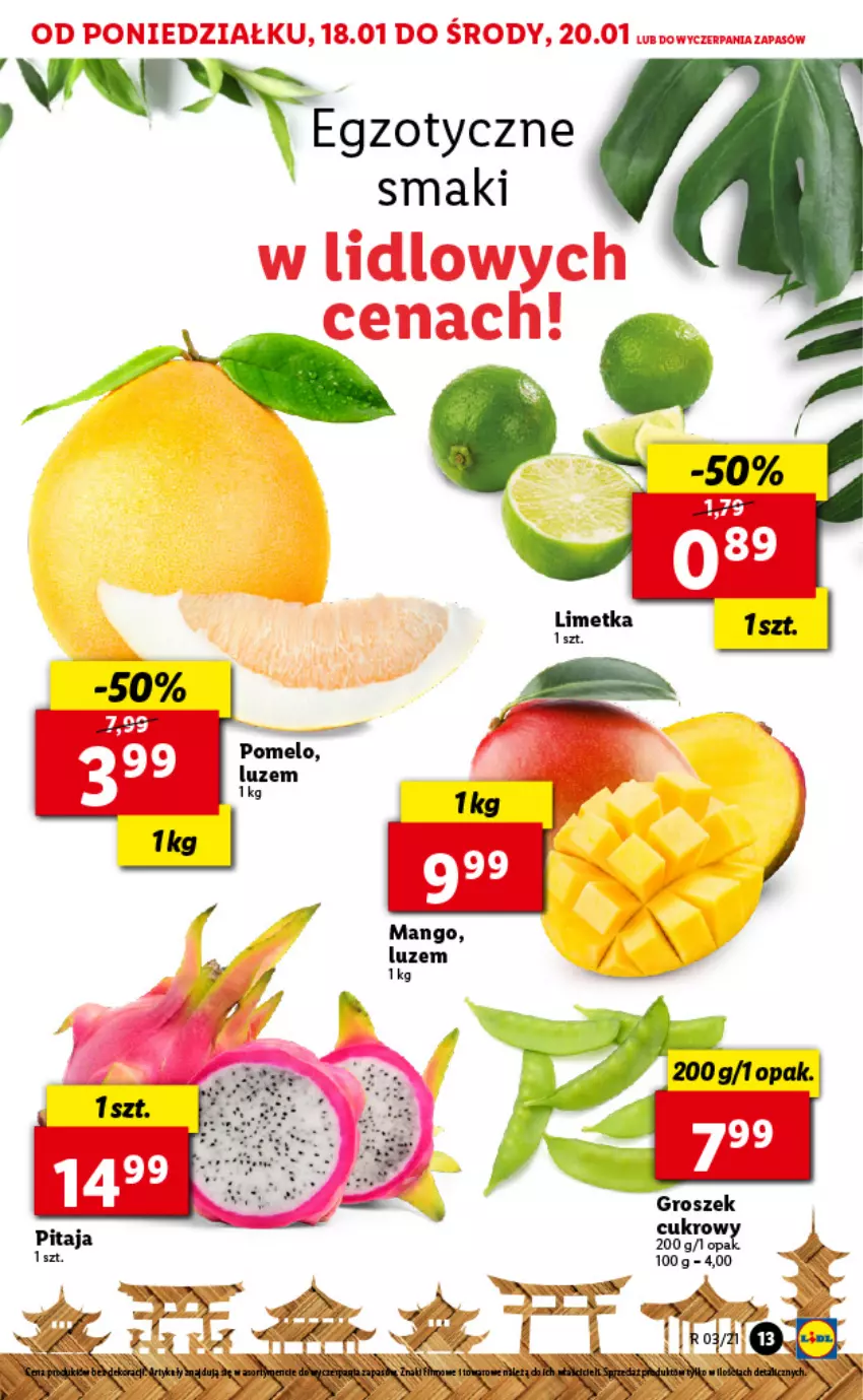 Gazetka promocyjna Lidl - Oferta tygodnia - ważna 18.01 do 21.01.2021 - strona 13