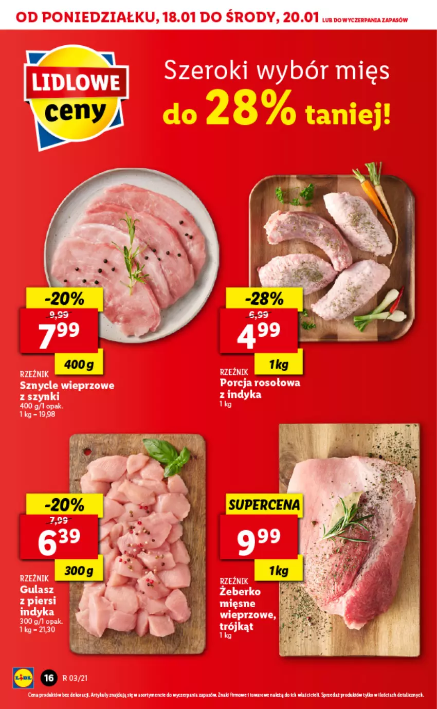 Gazetka promocyjna Lidl - Oferta tygodnia - ważna 18.01 do 21.01.2021 - strona 16