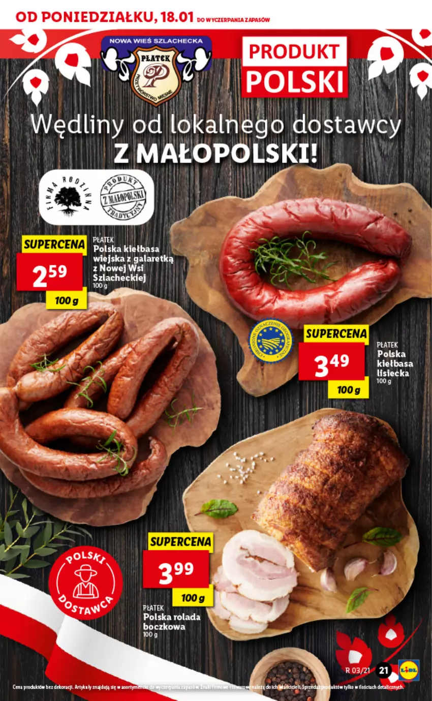 Gazetka promocyjna Lidl - Oferta tygodnia - ważna 18.01 do 21.01.2021 - strona 21