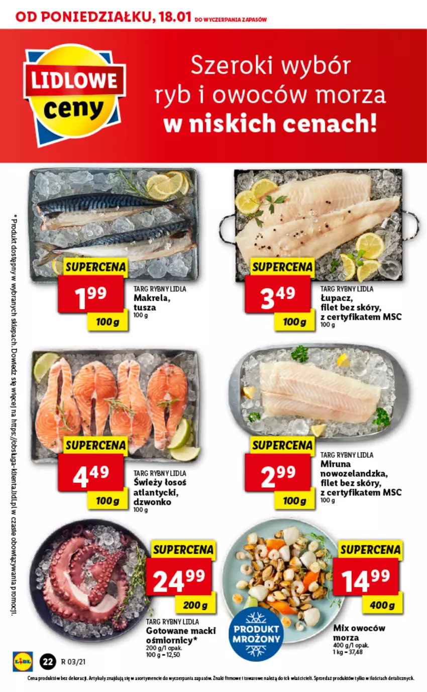 Gazetka promocyjna Lidl - Oferta tygodnia - ważna 18.01 do 21.01.2021 - strona 22