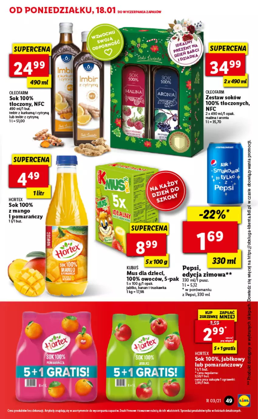 Gazetka promocyjna Lidl - Oferta tygodnia - ważna 18.01 do 21.01.2021 - strona 49