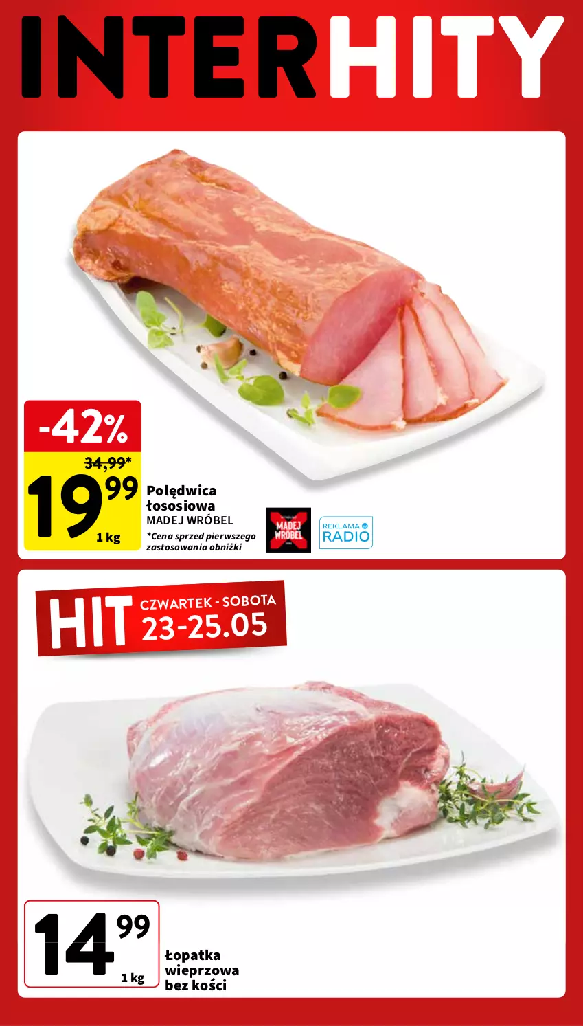 Gazetka promocyjna Intermarche - Gazetka Intermarche - ważna 23.05 do 27.05.2024 - strona 10 - produkty: Madej Wróbel, Polędwica, Sos