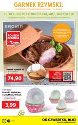 Gazetka promocyjna Lidl - GAZETKA - Gazetka - ważna od 12.03 do 12.03.2022 - strona 22 - produkty: Piec, Por, Papier, Garnek, Muffinki, Foremki, Chleb