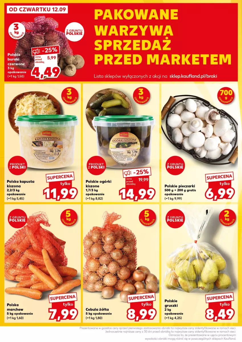 Gazetka promocyjna Kaufland - Kaufland - ważna 16.09 do 18.09.2024 - strona 10 - produkty: Cebula, Gra, Gruszki, Piec, Rama, Sok