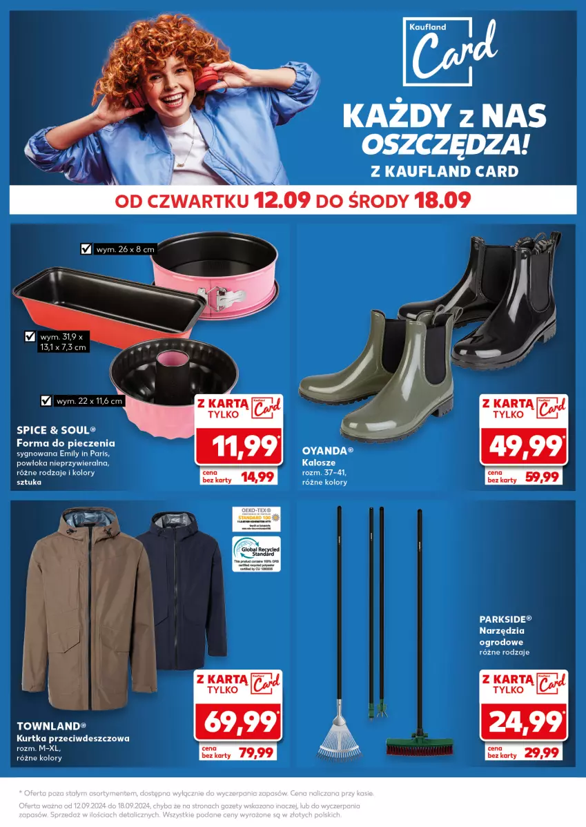 Gazetka promocyjna Kaufland - Kaufland - ważna 16.09 do 18.09.2024 - strona 34 - produkty: Forma do pieczenia, Kurtka, Parkside, Piec