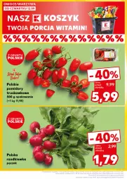 Gazetka promocyjna Kaufland - Kaufland - Gazetka - ważna od 18.09 do 18.09.2024 - strona 8 - produkty: Warzywa, Por, Kosz, Owoce, Pomidory, Rzodkiewka