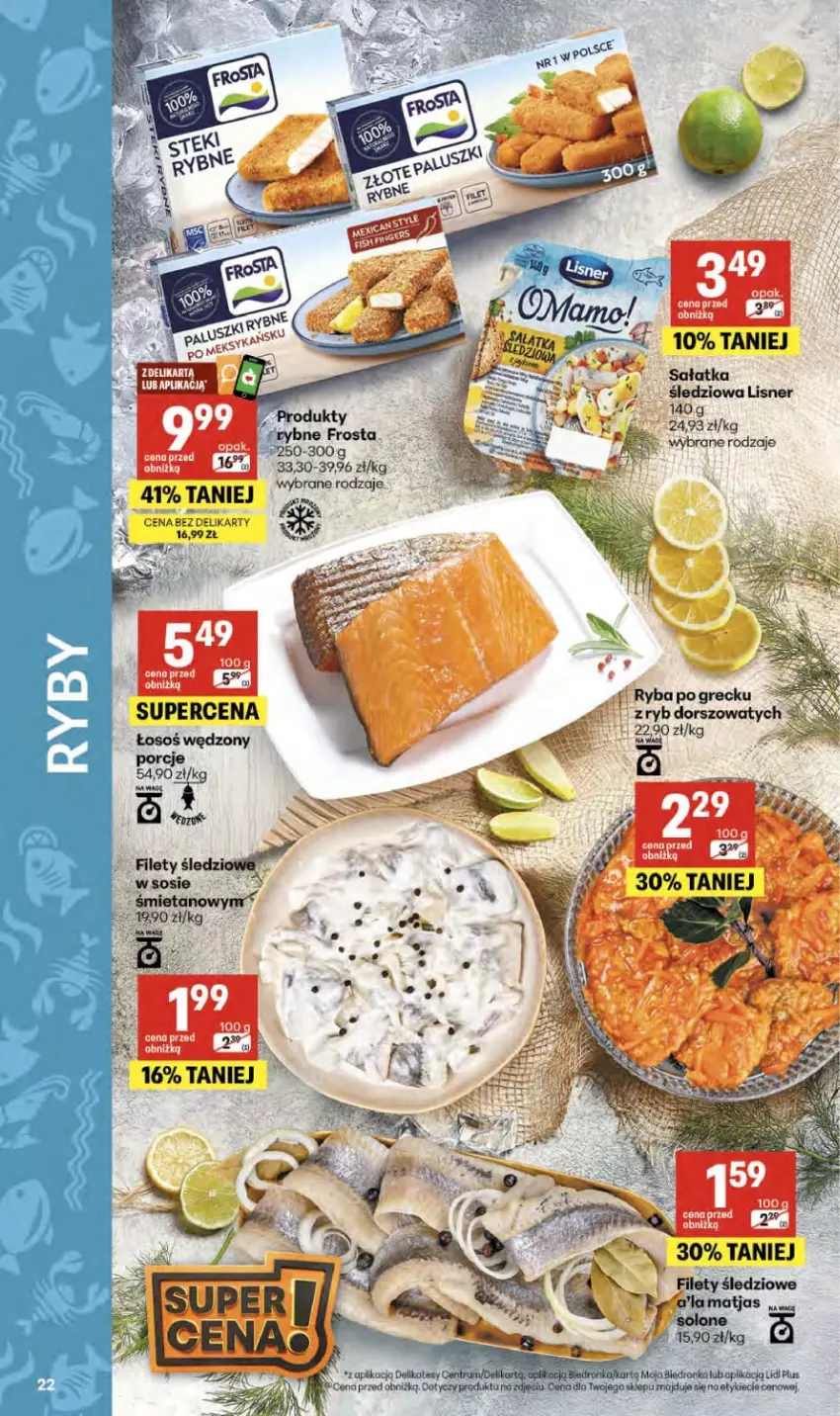 Gazetka promocyjna Delikatesy Centrum - Franczyza DC14 Czwartek - ważna 02.04 do 08.04.2026 - strona 22 - produkty: Lisner, Sałat, Sałatka