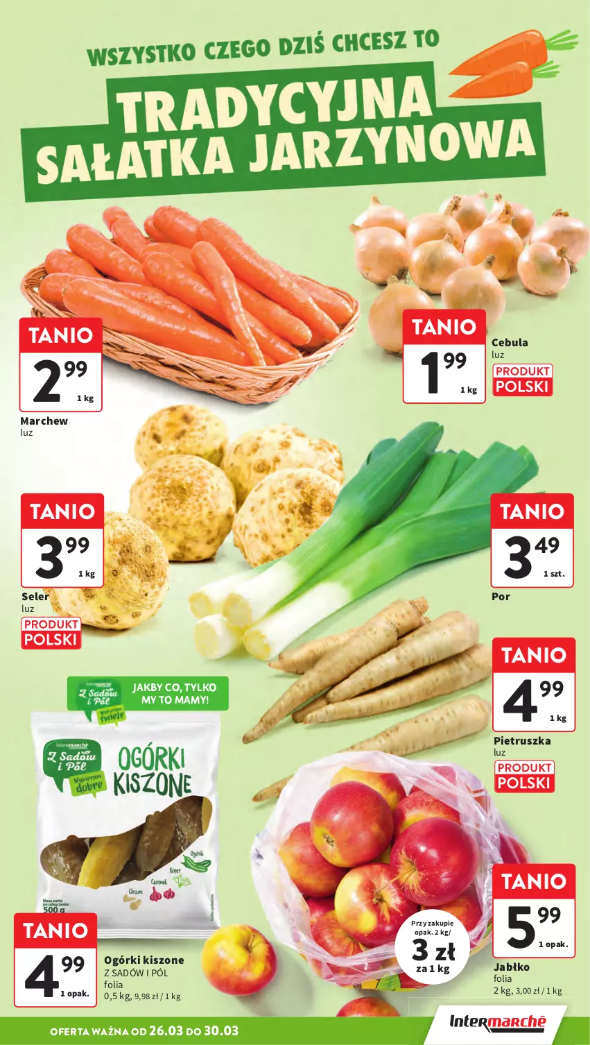 Gazetka promocyjna Intermarche - Gazetka Intermarche - ważna 26.03 do 30.03.2026 - strona 17 - produkty: Cebula, Pietruszka, Por