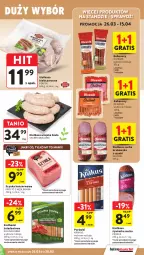 Gazetka promocyjna Intermarche - Gazetka Intermarche - Gazetka - ważna od 30.03 do 30.03.2026 - strona 23 - produkty: Kiełbasa wiejska, Krakus, Ser, Gra, Pekpol, Parówki, Szynka konserwowa, Szynka, Danio, Kiełbasa biała, Kabanos, Kiełbasa, Olewnik