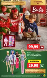 Gazetka promocyjna Lidl - KATALOG ZABAWKI - Gazetka - ważna od 24.12 do 24.12.2024 - strona 17 - produkty: Ubrania, Ser, Kostium, Tran, Barbie, Mattel, Lalka