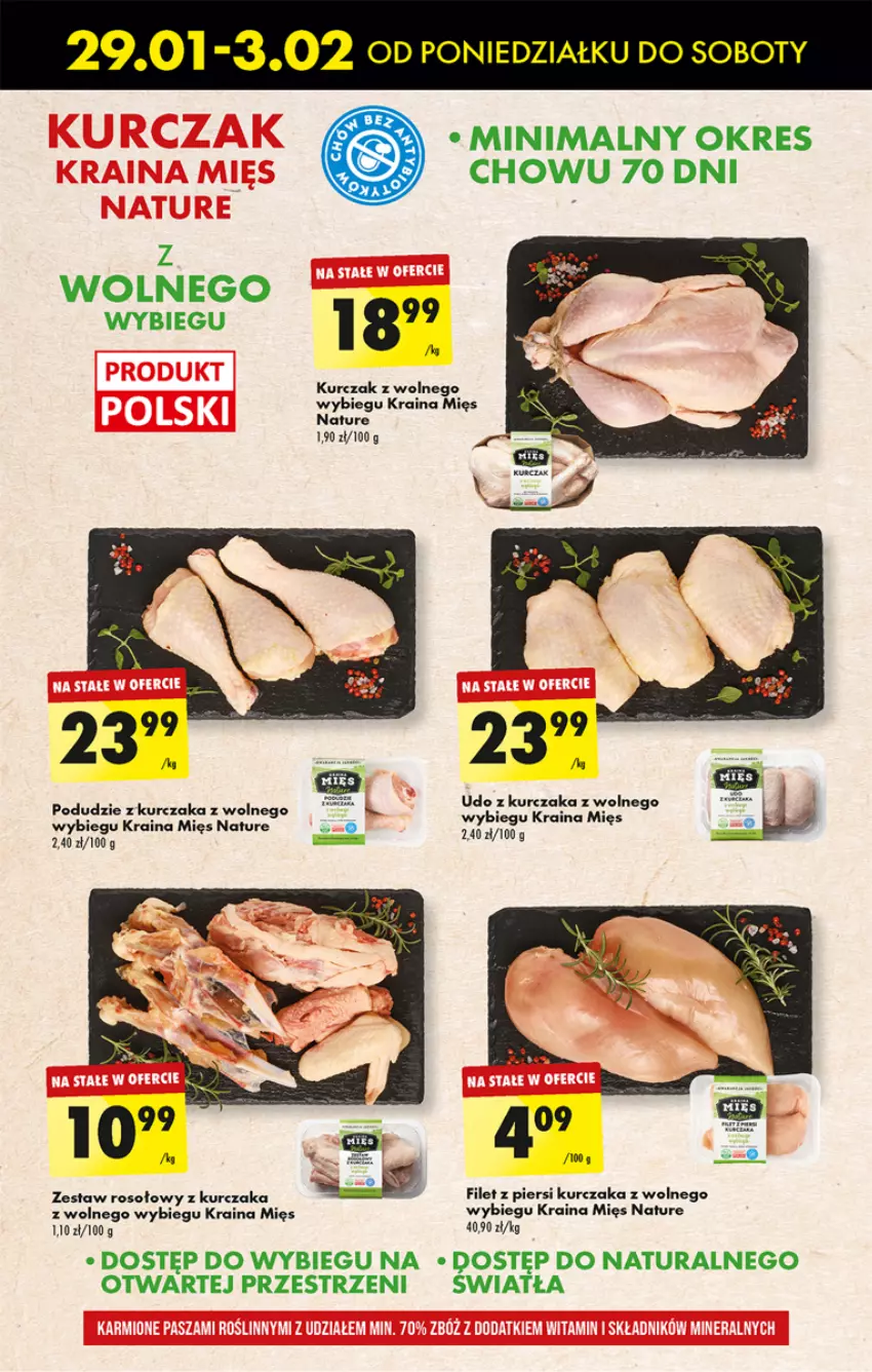 Gazetka promocyjna Biedronka - Od poniedzialku - ważna 29.01 do 03.02.2024 - strona 32 - produkty: Filet z piersi kurczaka, Kurczak