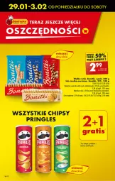 Gazetka promocyjna Biedronka - Od poniedzialku - Gazetka - ważna od 03.02 do 03.02.2024 - strona 16 - produkty: Ciastka, Chipsy, Bonitki, Tera, Wafle, Rurki, Pringles, Ciastka owsiane