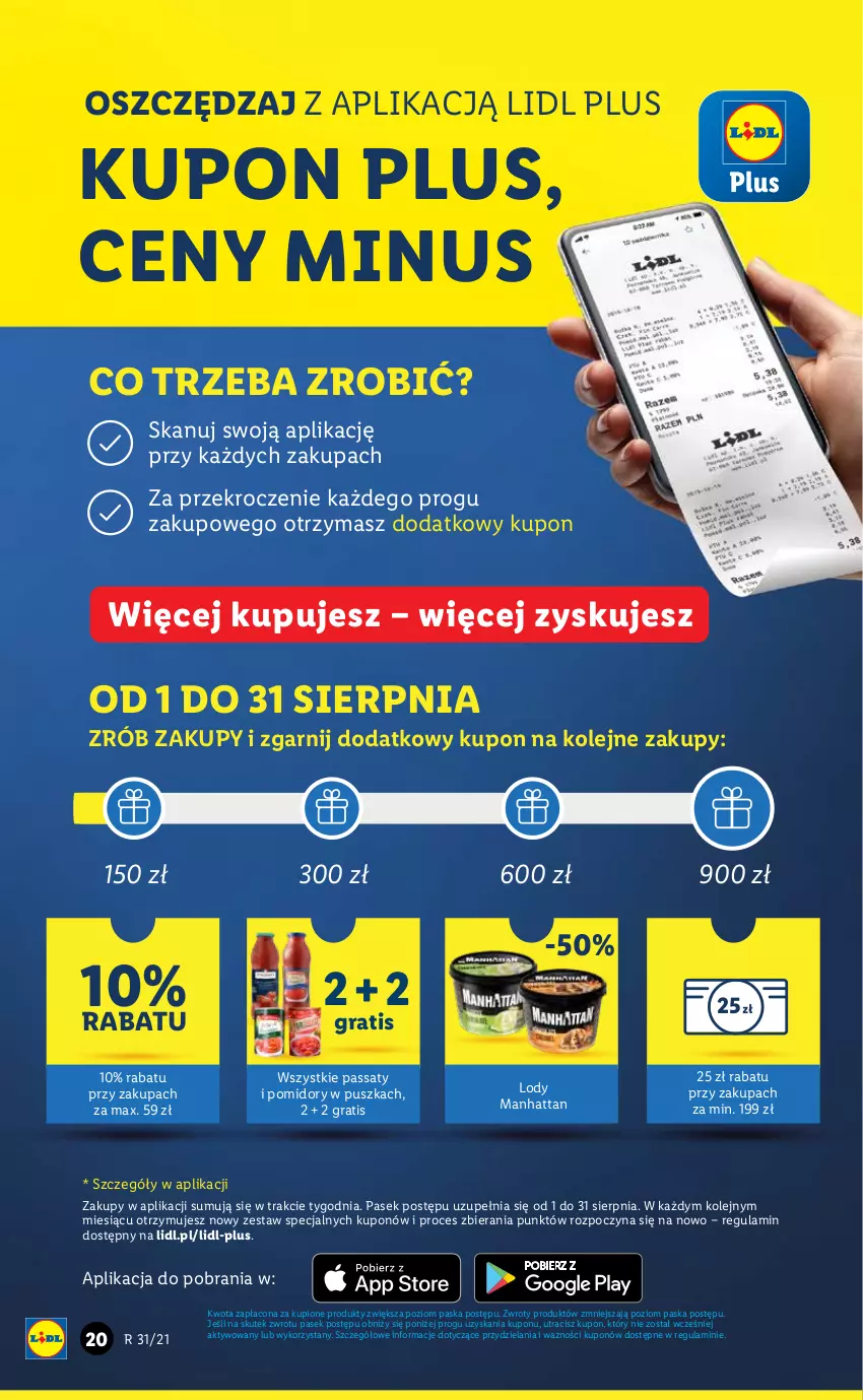 Gazetka promocyjna Lidl - GAZETKA - ważna 02.08 do 04.08.2021 - strona 20 - produkty: Gra, Lody, Olej, Pasek, Pomidory