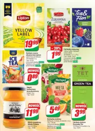 Gazetka promocyjna Dino - Gazetka 24 / 2024 - Gazetka - ważna od 18.06 do 18.06.2024 - strona 13 - produkty: Kawa, Herbata czarna, Fusion, Lack, Lipton, Miód, Celma, Herbata, Napój, Herbapol