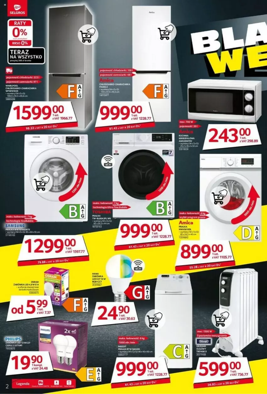 Gazetka promocyjna Selgros - ważna 16.11 do 29.11.2023 - strona 5 - produkty: Gra, Philips, Pralka, Samsung, Tera