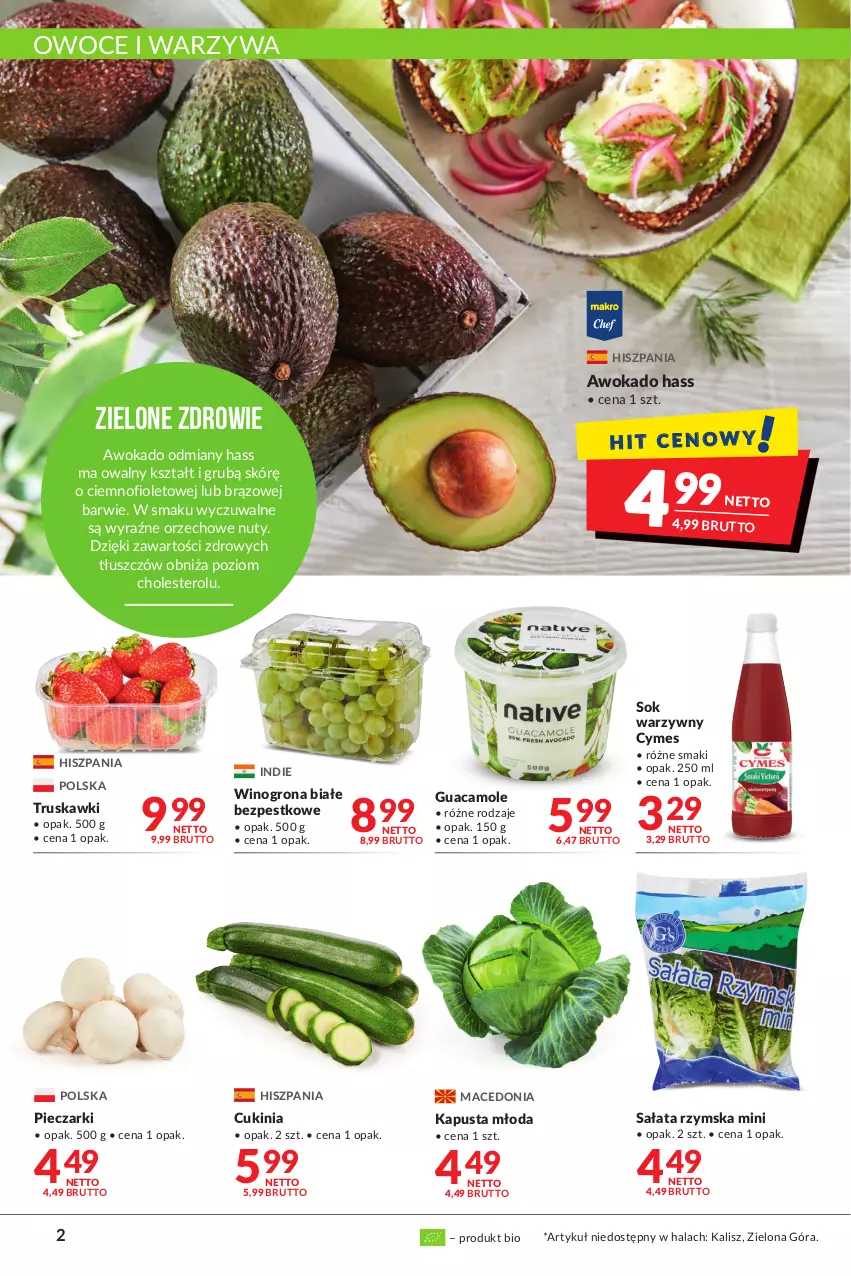 Gazetka promocyjna Makro - [Oferta promocyjna] Artykuły spożywcze i przemysłowe - ważna 08.03 do 21.03.2022 - strona 2 - produkty: Amol, Nuty, Owoce, Piec, Sałat, Sok, Truskawki, Warzywa, Wino, Winogrona, Zdrowie