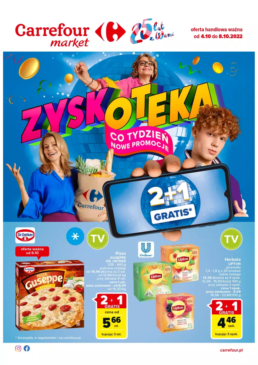 Gazetka promocyjna Carrefour - Gazetka Market Zyskoteka - ważna 04.10 do 08.10.2022 - strona 1 - produkty: Gra