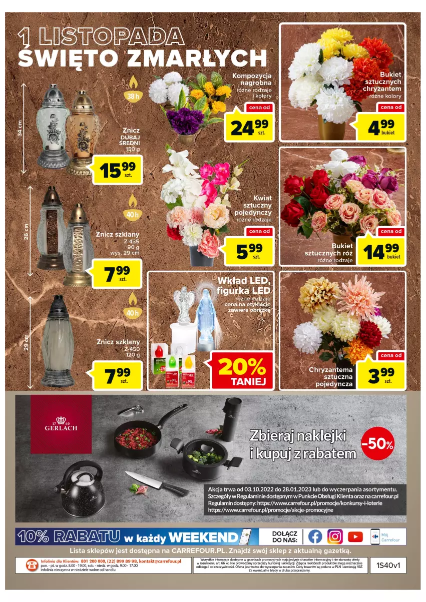 Gazetka promocyjna Carrefour - Gazetka Market Zyskoteka - ważna 04.10 do 08.10.2022 - strona 25 - produkty: O nas, Top, Znicz