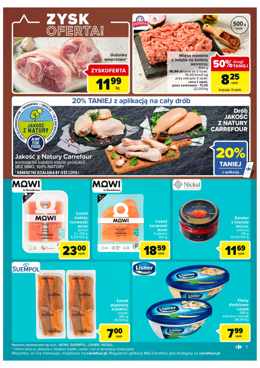 Gazetka promocyjna Carrefour - Gazetka Market Zyskoteka - ważna 04.10 do 08.10.2022 - strona 7 - produkty: Kosz, Kotlet, Kret, Mięso, Mięso mielone