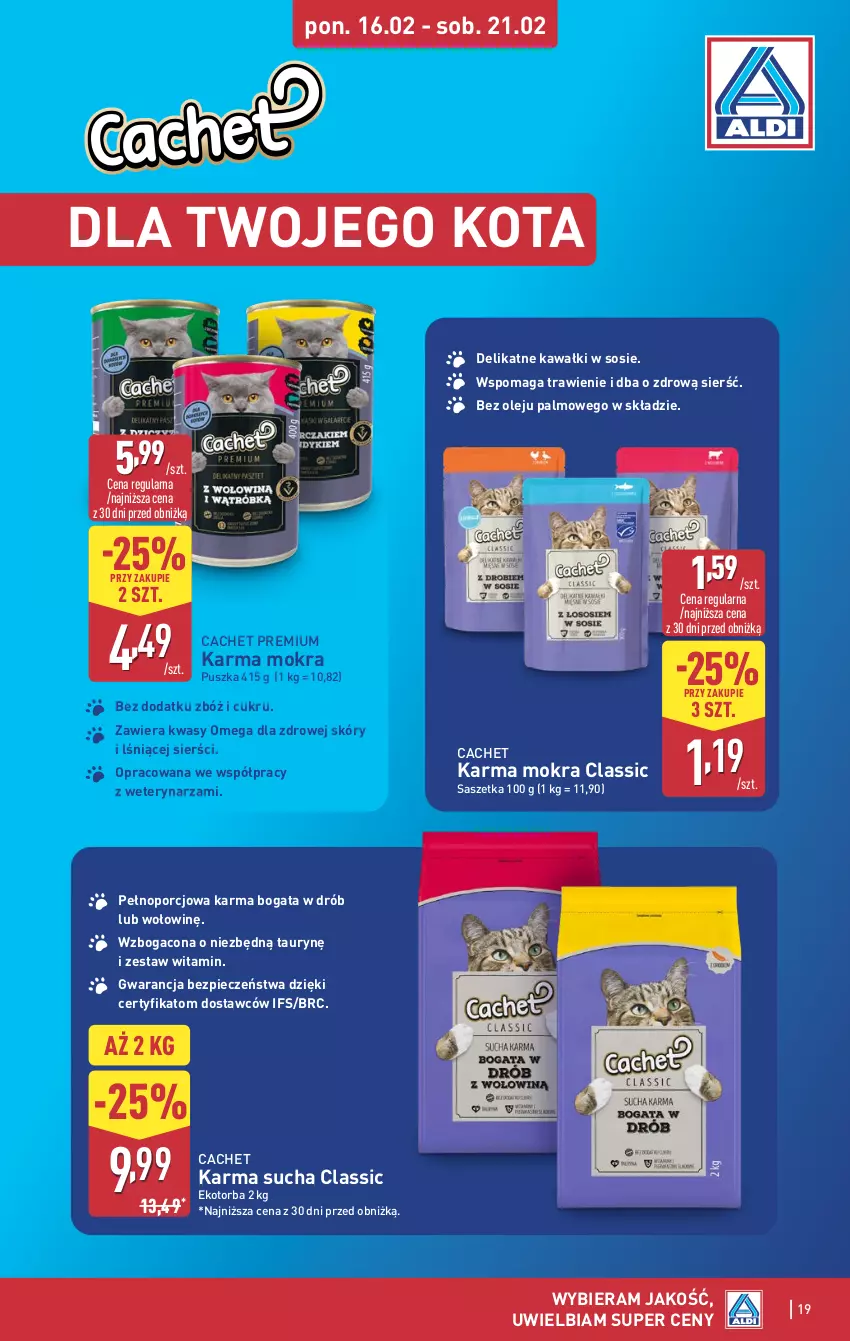 Gazetka promocyjna Aldi - Pełna oferta - ważna 16.02 do 21.02.2026 - strona 19 - produkty: Drób, Kawa, Olej, Piec, Por, Sos, Torba
