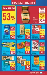Gazetka promocyjna Aldi - Pełna oferta - Gazetka - ważna od 21.02 do 21.02.2026 - strona 11 - produkty: Ciastka, Krakus, Kawa rozpuszczalna, Gra, Kawa ziarnista, Chałwa, Dr Gerard, Dallmayr, Kawa mielona, Kawa, Herbatniki, Prima, Syrop, Krem orzechowy, Brzoskwinie, E. Wedel, Jacobs, Herbata, Krakuski, Ogród, Herbapol, Herbata owocowa