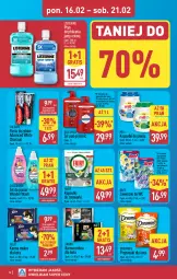 Gazetka promocyjna Aldi - Pełna oferta - Gazetka - ważna od 21.02 do 21.02.2026 - strona 16 - produkty: Gra, Coccolino, Płyn do płukania jamy ustnej, Listerine, Zawieszki, Bref, Old Spice, Pasta do zębów, Sheba, Płyn do płukania, Przysmaki, Fairy, Felix, Zmywarki, Colgate, Kapsułki do prania, LG, Fa
